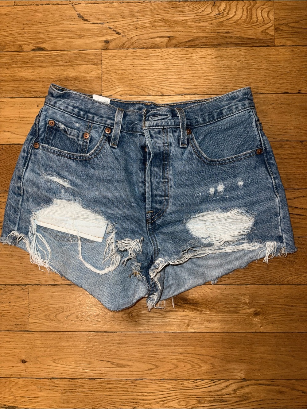 Levi’s High-Rise Denim Shorts - 27